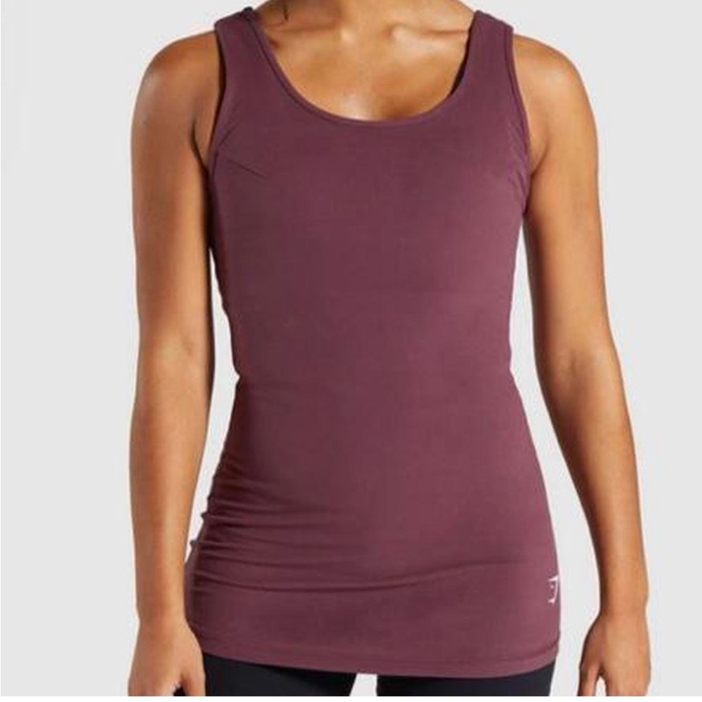 Gymshark Women's Tank Top - Burgundy Plum